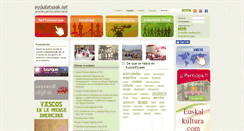 Desktop Screenshot of euskaletxeak.net